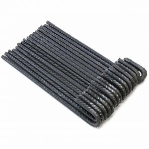 Ground Stakes 12" J Hook Rebar -16 pk