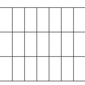 4' x 100' Welded Wire-14 ga. galvanized steel core; 12 ga after Black PVC-Coating, 1.5"x 4" Mesh